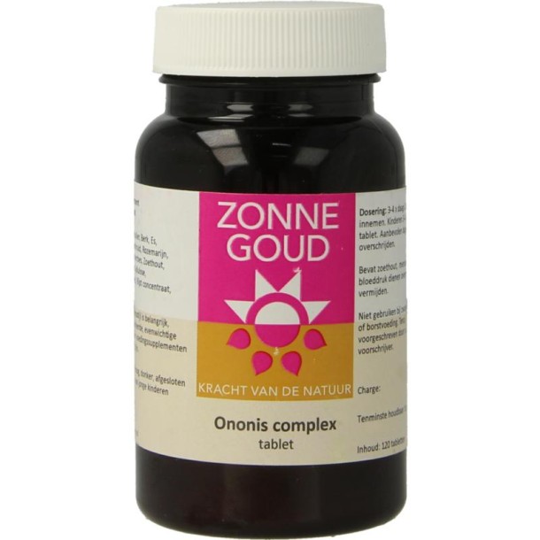 Zonnegoud Ononis complex (120 Tabletten)