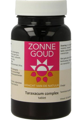 Zonnegoud Taraxacum complex (120 Tabletten)