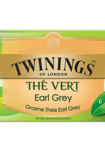 Twinings Green earl grey (25 Zakjes)