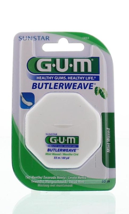 GUM Butlerweave waxed mint 55 meter (1 Stuks)