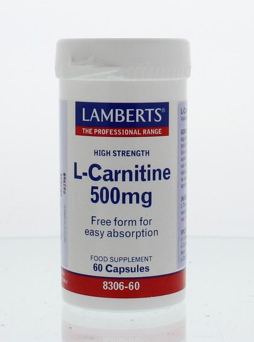 Lamberts L-Carnitine 500mg (60 Vegetarische capsules)
