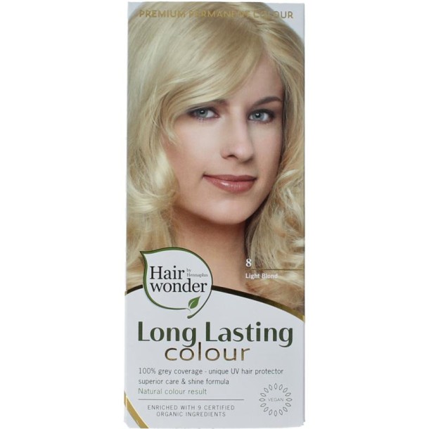 Henna Plus Long lasting colour 8 light blond (100 Milliliter)