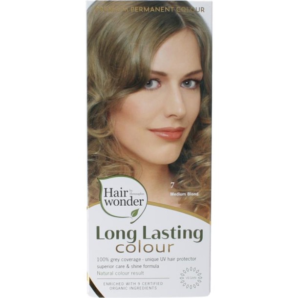 Henna Plus Long lasting colour 7 medium blond (100 Milliliter)
