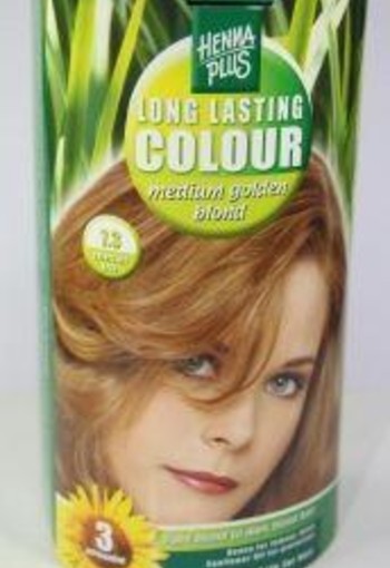 Henna Plus Long lasting colour 7.3 medium golden blond (100 Milliliter)