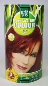 Henna Plus Long lasting colour 7.46 copper red (100 Milliliter)