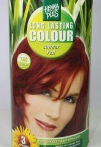 Henna Plus Long lasting colour 7.46 copper red (100 Milliliter)
