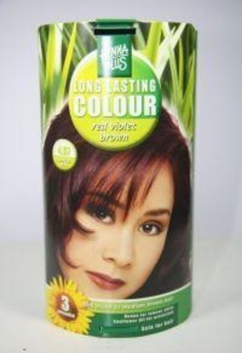Henna Plus Long lasting colour 4.67 red violet brown (100 Milliliter)