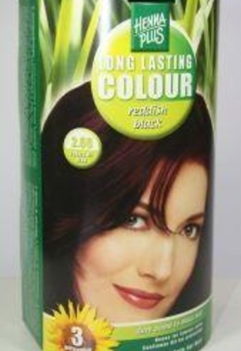 Henna Plus Long lasting colour 2.66 reddish black (100 Milliliter)