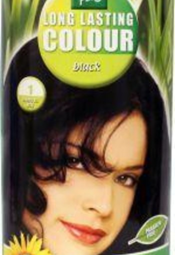 Henna Plus Long lasting colour 1 black (100 Milliliter)