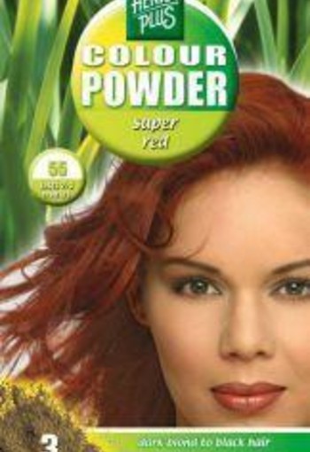 Henna Plus Colour powder 55 super red (100 Gram)