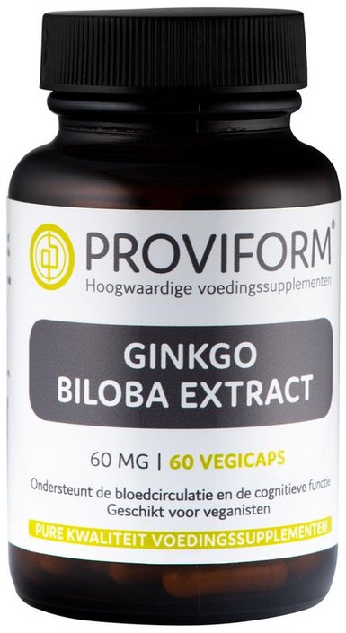 Proviform Ginkgo biloba 60 mg (60 Vegetarische capsules)