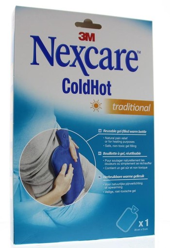 Nexcare Cold hot kruik traditioneel fluweel gevuld met gel (1 Stuks)