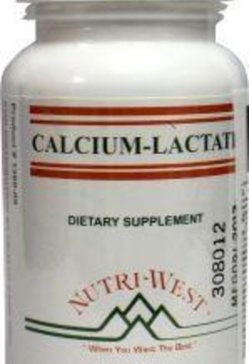 Nutri West Calcium lactate (90 Stuks)
