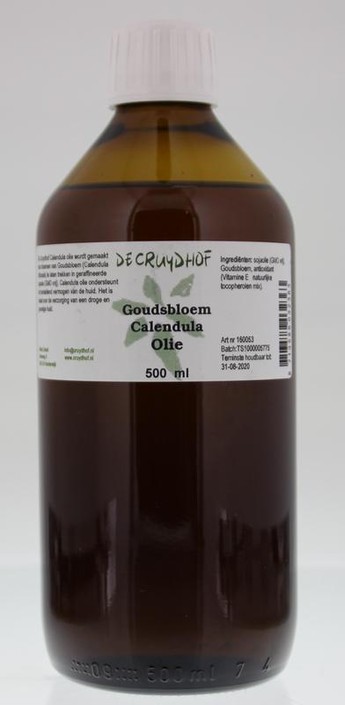 Cruydhof Calendula/goudsbloem olie (500 Milliliter)