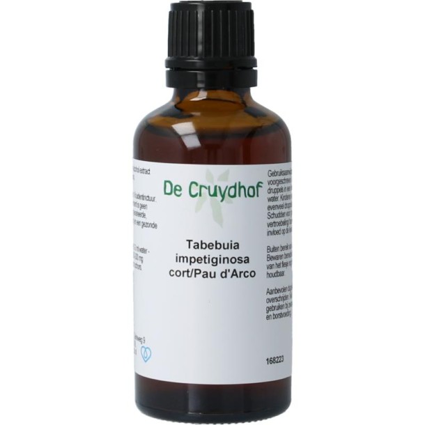 Cruydhof Tabebuia impetiginosa/pau d'arco tinctuur (50 Milliliter)