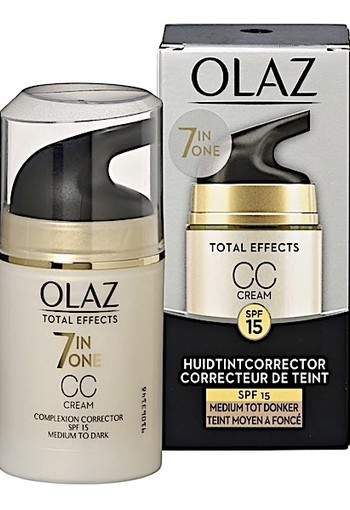 Olaz Total Effects 7in1 CC Cream Dagcrème voor een Medium tot Donkere Huidtint
