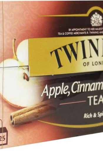 Twinings Apple cinnamon raisin aroma (25 Zakjes)