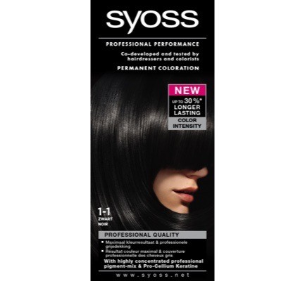 Syoss Colors 1-1 Zwart Verp.
