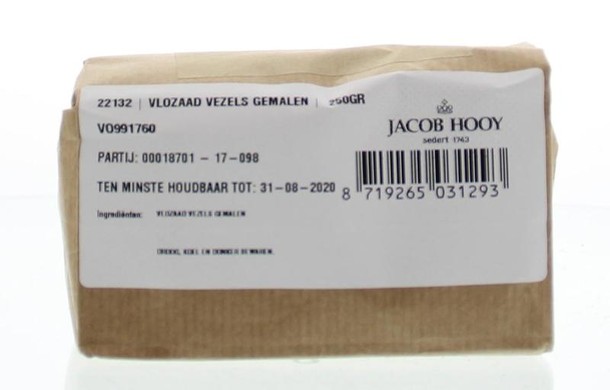 Jacob Hooy Vlozaad vezels gemalen (250 Gram)