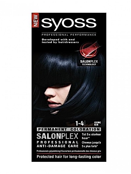 Syoss Colors 1-4 Cosmetic Blauw-zwart Verp