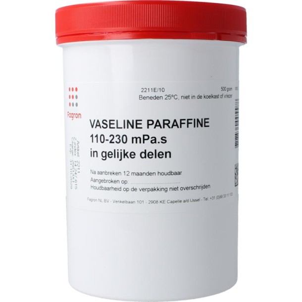 Fagron Vaseline paraffine zalf (500 Gram)