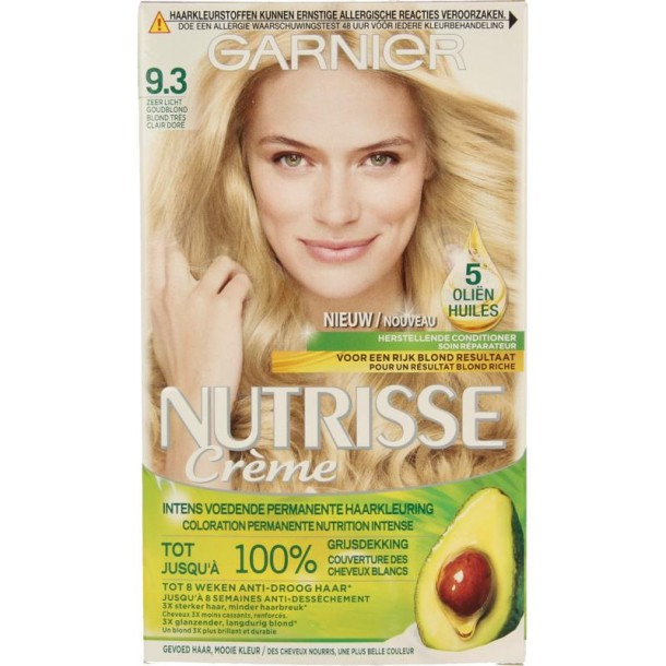 Nutrisse Nutrisse 93 zeer licht goudblond 1 Set