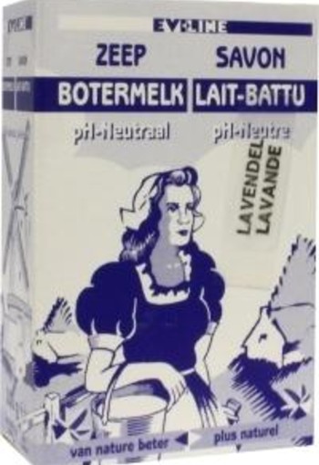 Evi Line Botermelk zeep lavendel (100 Gram)