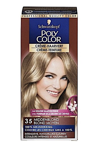Schwarzkopf Poly Color 35 Middenblond Crème Haarverf