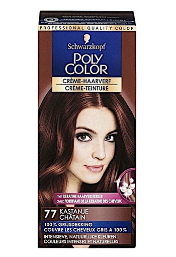 Schwarzkopf Poly Color 77 Kastanje Crème Haarverf