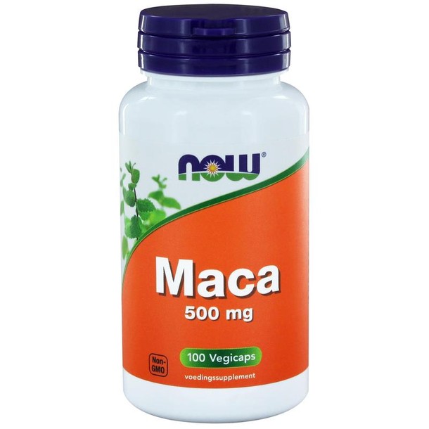 NOW Maca 500mg (100 Vegetarische capsules)