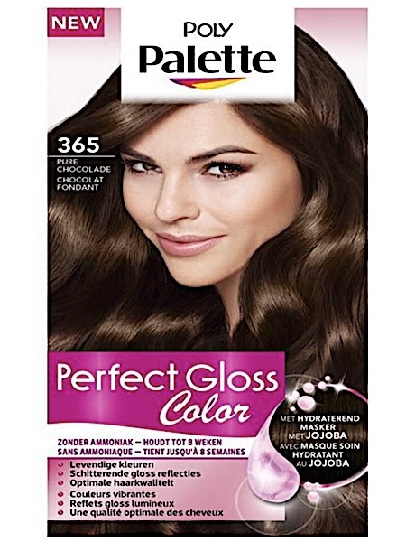 Schwarzkopf Poly Palette Perfect Gloss 365 Pure Chocolade Haarkleuring