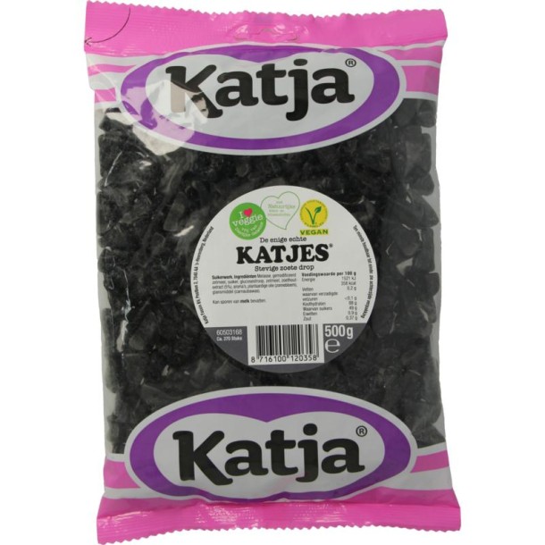 Katja Katjesdrop zakje (500 Gram)