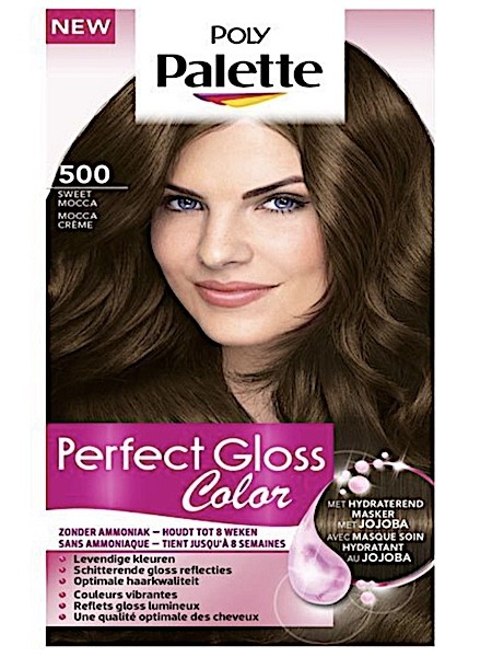 de eerste kopiëren opener Schwarzkopf Poly Palette Perfect Gloss 500 Sweet Mocca Haarkleuring