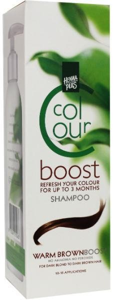 Henna Plus Colour boost warm brown (200 Milliliter)