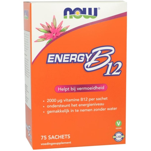 NOW Energy B12 2000 mcg (75 Sachets)