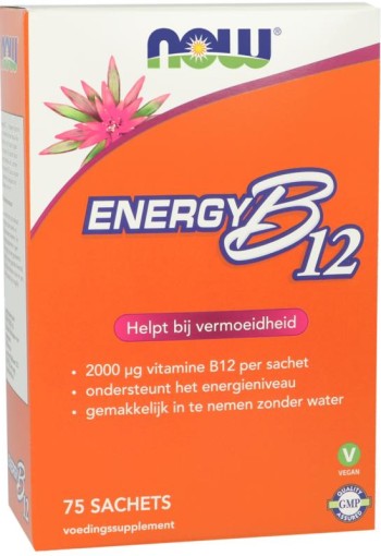NOW Energy B12 2000 mcg (75 Sachets)