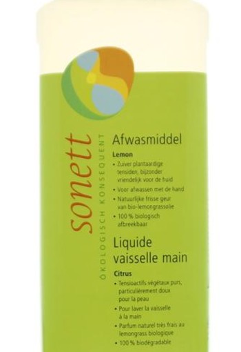 Sonett Afwasmiddel (1 Liter)