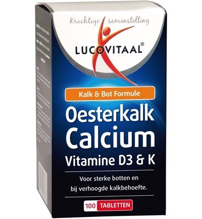 Nieuwheid Boek Gezond eten Lucovitaal Oesterkalk Calcium Tabletten 100tb
