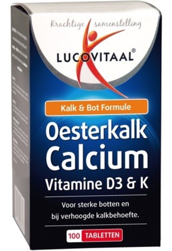 Lucovitaal Oesterkalk Calcium Tabletten 100tb