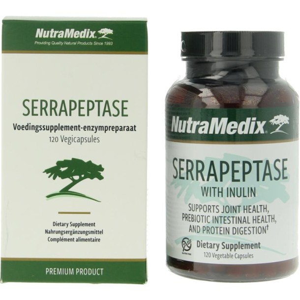 Nutramedix Serrapeptase (120 Vegetarische capsules)
