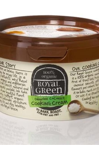 Royal Green Kokos cooking cream odourless bio (250 Milliliter)