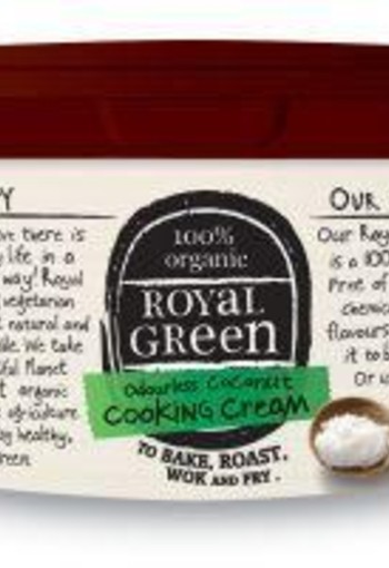 Royal Green Kokos cooking cream odourless bio (500 Milliliter)