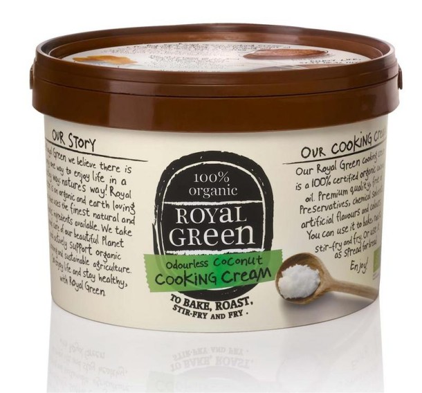 Royal Green Kokos cooking cream odourless bio (2500 Milliliter)