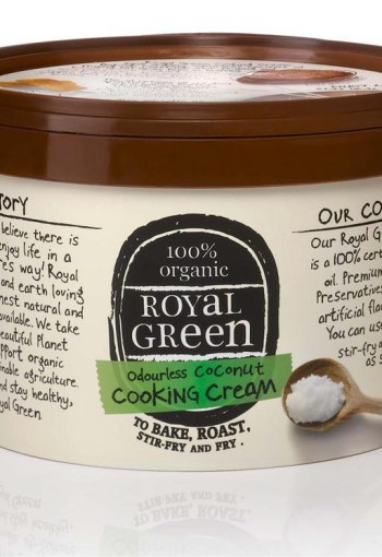 Royal Green Kokos cooking cream odourless bio (2500 Milliliter)