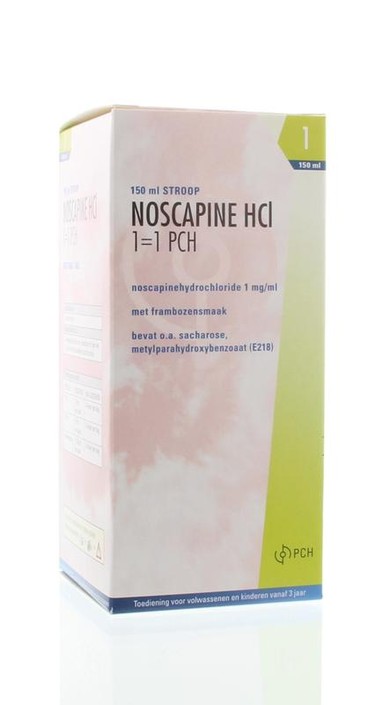 Teva Noscapine siroop HCL (150 Milliliter)