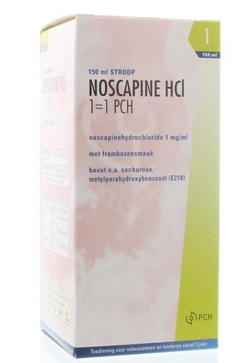 Teva Noscapine siroop HCL (150 Milliliter)