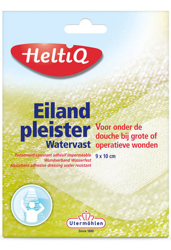 Heltiq Eilandpleister watervast 9 x 10cm (4 Stuks)