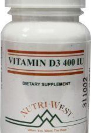 Nutri West Vitamine D3 400 (100 Tabletten)