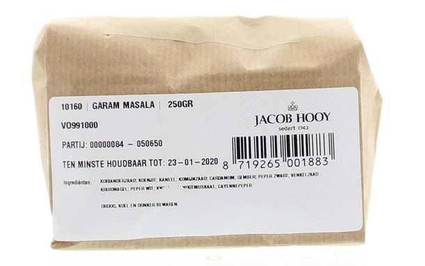Jacob Hooy Garam Massala (250 Gram)