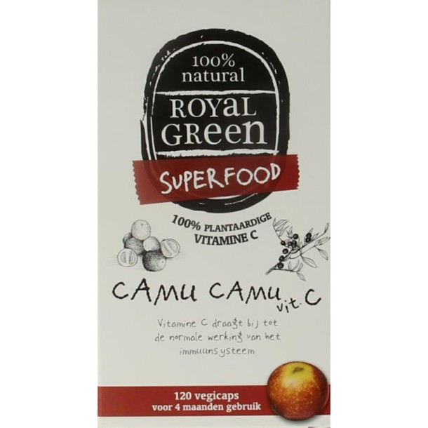 Royal Green Camu camu vitamine C (120 Vegetarische capsules)